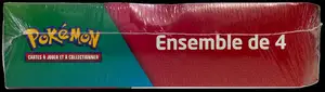 Ensemble de 4 Pokébox E&B Evoli, Tyranocif, Pikachu et Ethernatos V thumbnail 4