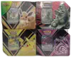 Ensemble de 4 Pokébox E&B Evoli, Tyranocif, Pikachu et Ethernatos V thumbnail 1