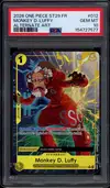 PSA 10 Monkey D. Luffy thumbnail 1