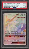 PSA 9 Necrozma Crinière du Couchant Gx Rainbow - Image 1