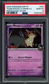 PSA 10 Mimiqui de la Team Rocket Prerelease Staff thumbnail 1