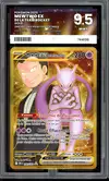 PG 9.5 Mewtwo Ex de la Team Rocket Gold thumbnail 1