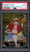 PSA 10 Monkey D. Luffy Stamp - Image 1