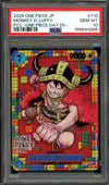 PSA 10 Monkey D. Luffy Stamp thumbnail 1