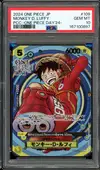 PSA 10 Monkey D. Luffy Stamp thumbnail 1