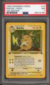 PSA 7 Raichu Holo thumbnail 1