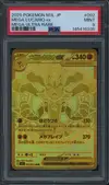 PSA 9 Mega Lucario Ex Gold thumbnail 1