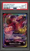 PSA 10 Monkey D. Luffy Stamp thumbnail 1