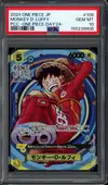 PSA 10 Monkey D. Luffy Stamp thumbnail 1
