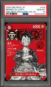 PSA 10 Monkey D. Luffy thumbnail 1