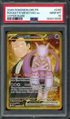 PSA 10 Mewtwo Ex de la Team Rocket Gold thumbnail 1