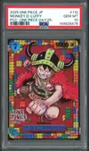 PSA 10 Monkey D. Luffy Stamp thumbnail 1