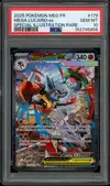 PSA 10 Méga-Lucario Ex - Image 1