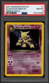 PSA 8 Alakazam Obscur Holo - Image 1