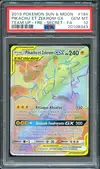 PSA 10 Pikachu et Zekrom Gx Rainbow - Image 1