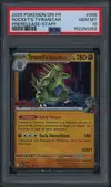 PSA 10 Tyranocif de la Team Rocket Prerelease Staff thumbnail 1