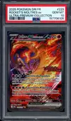 PSA 10 Sulfura Ex de la Team Rocket Stamp thumbnail 1