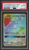 PSA 10 Solgaleo et Lunala Gx Rainbow - Image 1