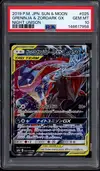 PSA 10 Greninja & Zoroark Gx thumbnail 1