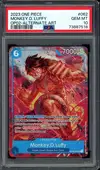 PSA 10 Monkey D. Luffy thumbnail 1