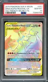 PSA 10 Dracaufeu et Roussil Gx Rainbow - Image 1