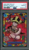 PSA 10 Monkey D. Luffy Stamp thumbnail 1