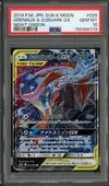 PSA 10 Greninja & Zoroark Gx thumbnail 1