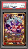 PSA 8 Monkey D. Luffy Gold Version - Image 1