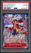 PSA 10 Monkey D. Luffy Stamp thumbnail 1