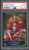 PSA 10 Monkey D. Luffy thumbnail 1