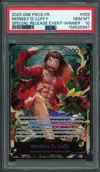 PSA 10 Monkey D. Luffy thumbnail 1