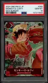 PSA 10 Monkey D. Luffy thumbnail 1