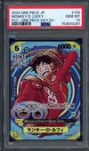 PSA 10 Monkey D. Luffy Stamp thumbnail 1