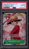 PSA 10 Monkey D. Luffy thumbnail 1