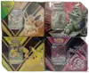 Ensemble de 4 Pokébox E&B Evoli, Tyranocif, Pikachu et Ethernatos V thumbnail 1