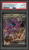 PSA 10 Team Rocket's Nidoking Ex thumbnail 1