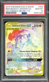 PSA 10 Reshiram et Zekrom Gx Rainbow - Image 1