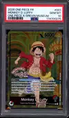 PSA 10 Monkey D. Luffy Stamp - Image 1