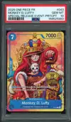 PSA 10 Monkey D. Luffy thumbnail 1