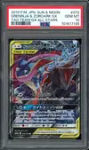 PSA 10 Greninja & Zoroark Gx thumbnail 1
