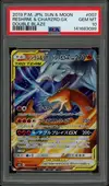 PSA 10 Reshiram & Charizard Gx thumbnail 1