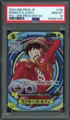 PSA 10 Monkey D. Luffy Stamp thumbnail 1