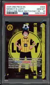 PSA 10 Monkey D. Luffy X Borussia Dortmund - Image 1