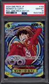 PSA 10 Monkey D. Luffy Stamp thumbnail 1
