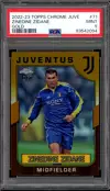 PSA 9 Zinedine Zidane Gold thumbnail 1