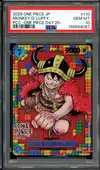 PSA 10 Monkey D. Luffy Stamp thumbnail 1