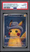 PSA 10 Pikachu with Grey Felt Hat thumbnail 1