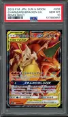 PSA 10 Charizard & Braixen Gx thumbnail 1