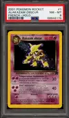 PSA 8 Alakazam Obscur Holo - Image 1