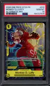 PSA 10 Monkey D. Luffy - Image 1